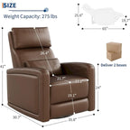 Sillón reclinable giratorio y mecedor 360 con respaldo ergonómico
