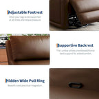 Sillón reclinable giratorio y mecedor 360 con respaldo ergonómico