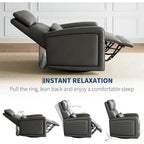 Sillón reclinable giratorio y mecedor 360 con respaldo ergonómico
