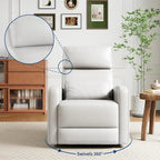 Sillón reclinable giratorio y mecedor 360 con respaldo ergonómico