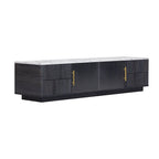 Mueble de TV de 62.9" con 4 cajones y armario grande para televisores de hasta 70"
