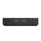 Mueble de TV de 62.9" con 4 cajones y armario grande para televisores de hasta 70"