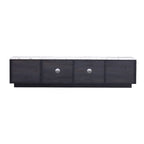 Mueble de TV de 62.9" con 4 cajones y armario grande para televisores de hasta 70"