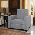 Sillón reclinable tapizado Craigue con sistema de empuje