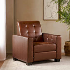 Sillón reclinable tapizado Craigue con sistema de empuje