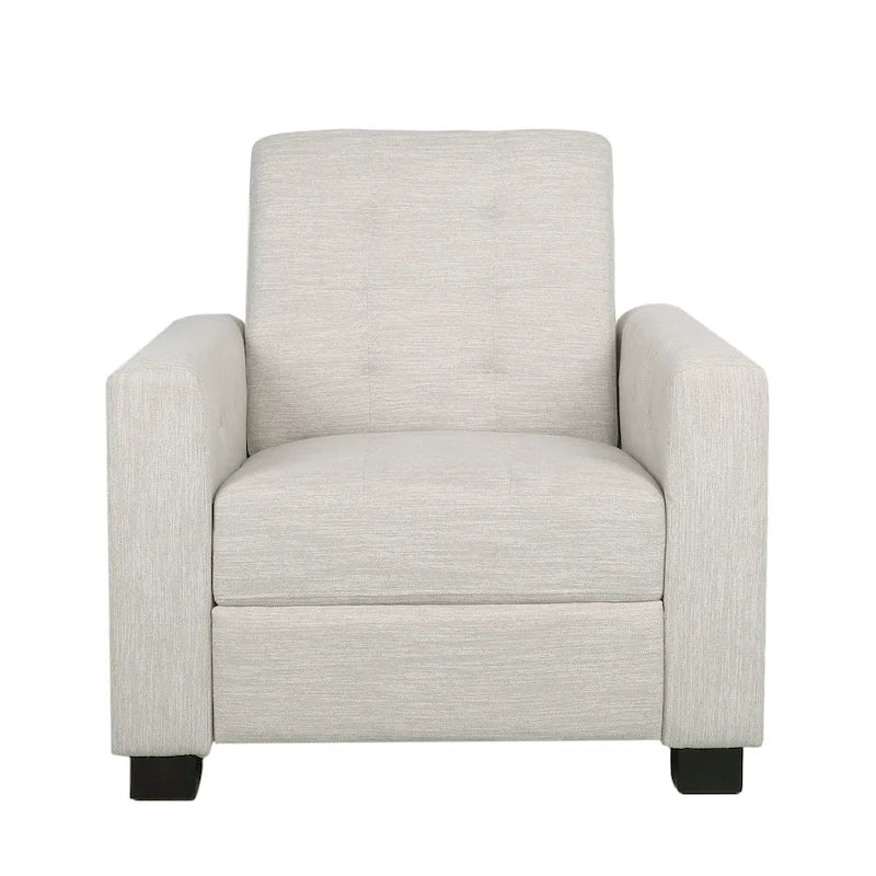 Sillón reclinable tapizado Craigue con sistema de empuje