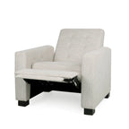 Sillón reclinable tapizado Craigue con sistema de empuje