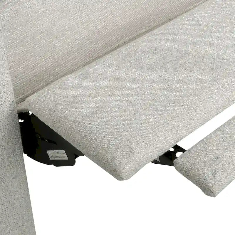 Sillón reclinable tapizado Craigue con sistema de empuje