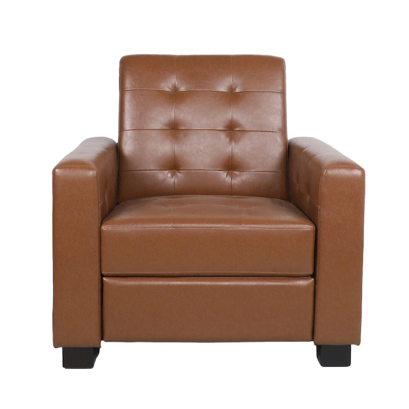 Sillón reclinable tapizado Craigue con sistema de empuje