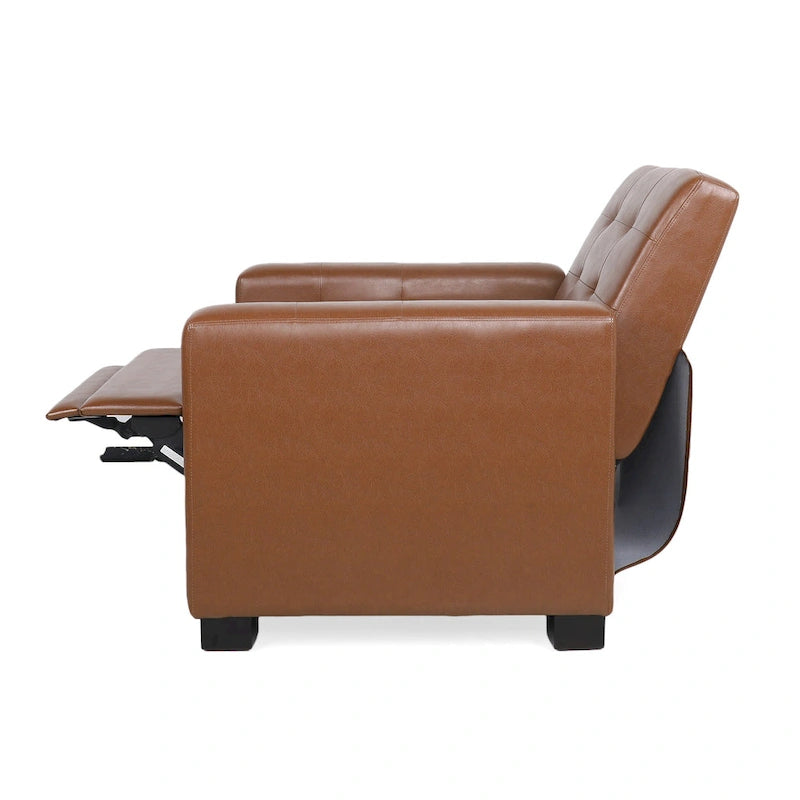 Sillón reclinable tapizado Craigue con sistema de empuje