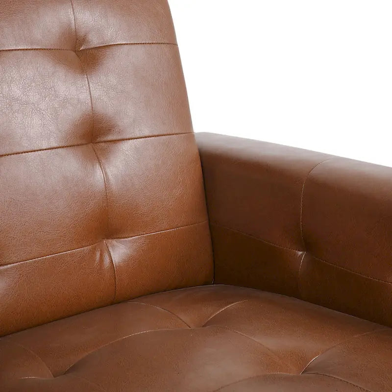 Sillón reclinable tapizado Craigue con sistema de empuje