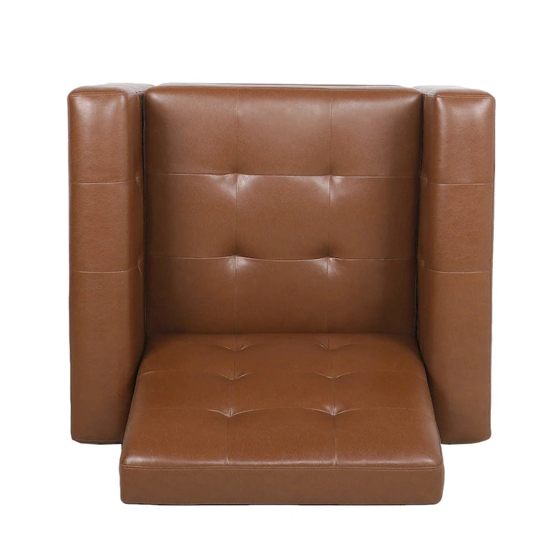 Sillón reclinable tapizado Craigue con sistema de empuje
