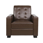 Sillón reclinable tapizado Craigue con sistema de empuje