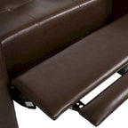 Sillón reclinable tapizado Craigue con sistema de empuje