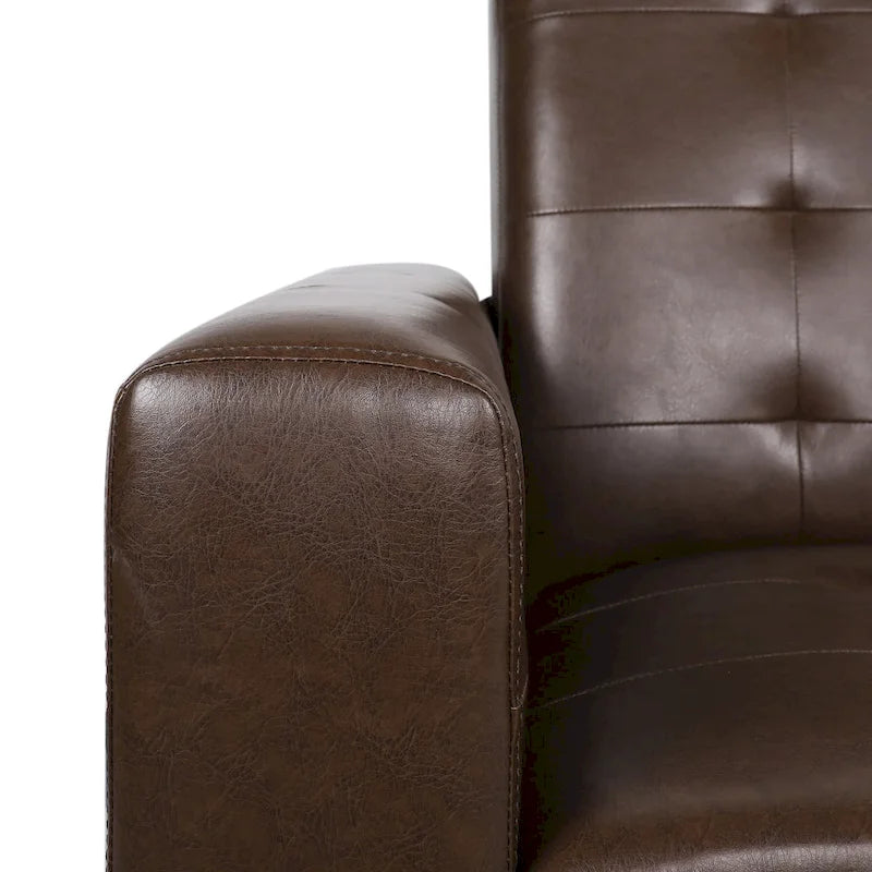 Sillón reclinable tapizado Craigue con sistema de empuje