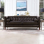 Sofá Tufted Tuxedo de 84" con Cojines Extraíbles