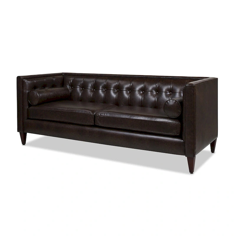 Sofá Tufted Tuxedo de 84" con Cojines Extraíbles