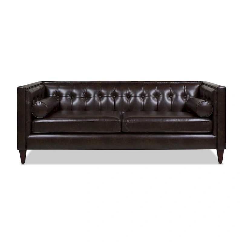 Sofá Tufted Tuxedo de 84" con Cojines Extraíbles