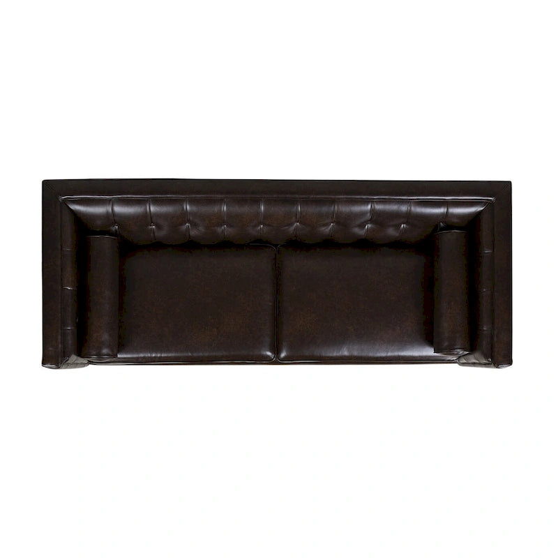 Sofá Tufted Tuxedo de 84" con Cojines Extraíbles