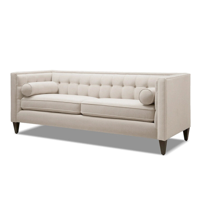 Sofá Tufted Tuxedo de 84" con Cojines Extraíbles