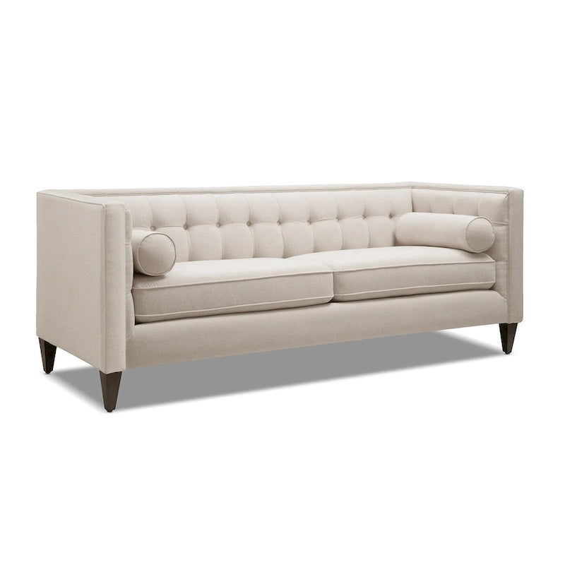 Sofá Tufted Tuxedo de 84" con Cojines Extraíbles