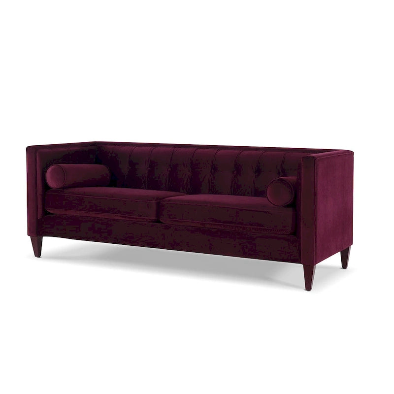 Sofá Tufted Tuxedo de 84" con Cojines Extraíbles