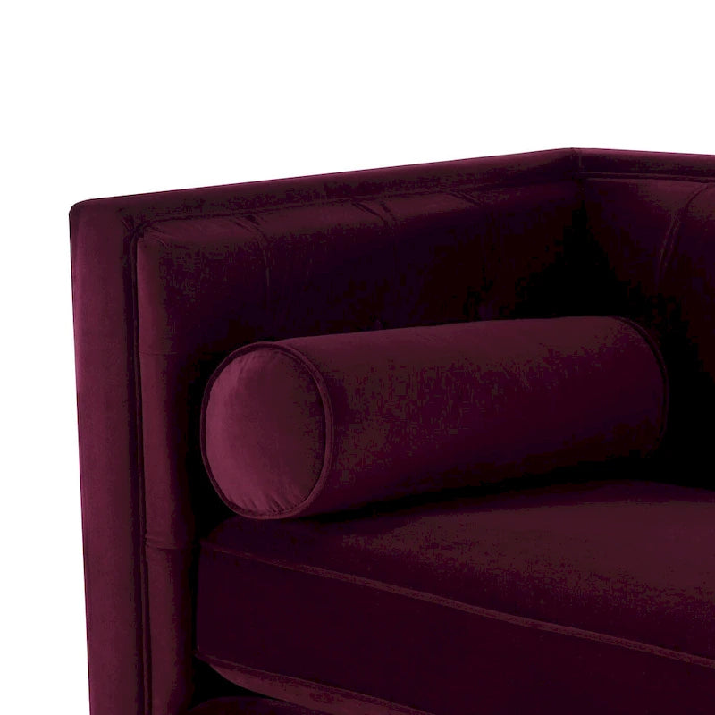 Sofá Tufted Tuxedo de 84" con Cojines Extraíbles