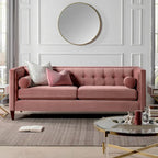 Sofá Tufted Tuxedo de 84" con Cojines Extraíbles