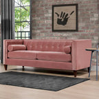 Sofá Tufted Tuxedo de 84" con Cojines Extraíbles
