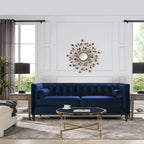 Sofá Tufted Tuxedo de 84" con Cojines Extraíbles