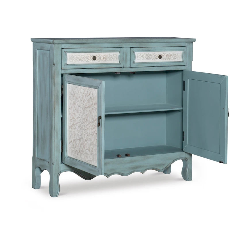 Mesa Consola Antigua con Almacenamiento