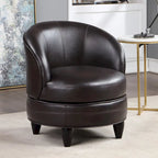 Steve Silver Stella Faux Leather Swivel Accent Chair