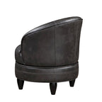Sillón Giratorio Decorativo de Piel Sintética