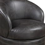 Sillón Giratorio Decorativo de Piel Sintética