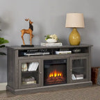 Mueble para TV de 60 pulgadas con chimenea eléctrica