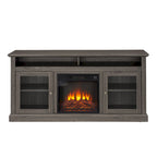 Mueble para TV de 60 pulgadas con chimenea eléctrica