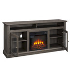 Mueble para TV de 60 pulgadas con chimenea eléctrica