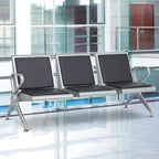 Silla de sala de espera de cuero sintético - Banco de recepción (1 asiento / 2 asientos / 3 asientos)