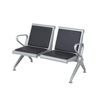 Silla de sala de espera de cuero sintético - Banco de recepción (1 asiento / 2 asientos / 3 asientos)