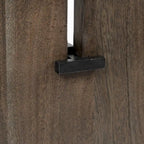 Banco de comedor de madera de mango con borde natural - 70 An x 17 Pr x 18 Al