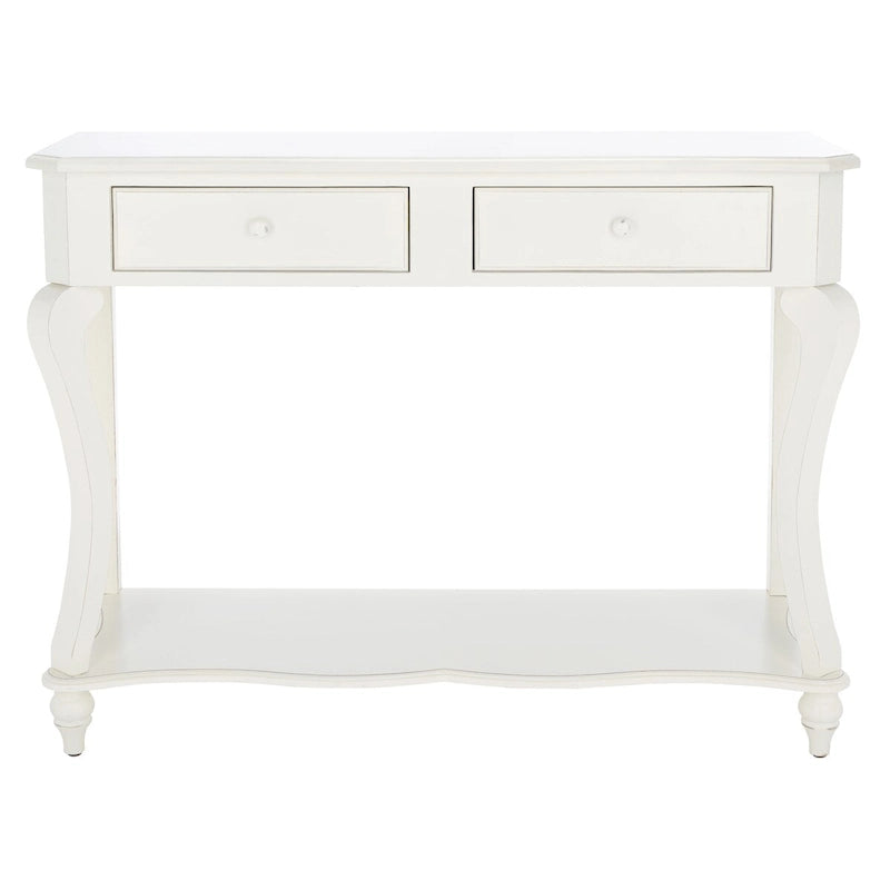 Mesa de consola de madera marrón oscuro - 43 an. x 15 prof. x 32 al.