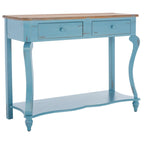 Mesa de consola de madera marrón oscuro - 43 an. x 15 prof. x 32 al.