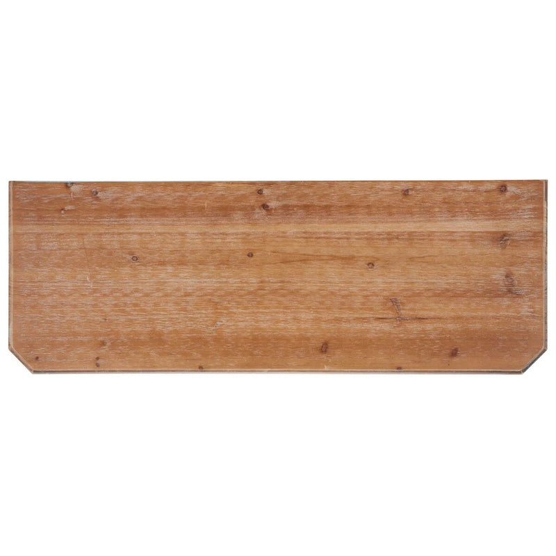 Mesa de consola de madera marrón oscuro - 43 an. x 15 prof. x 32 al.