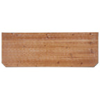 Mesa de consola de madera marrón oscuro - 43 an. x 15 prof. x 32 al.