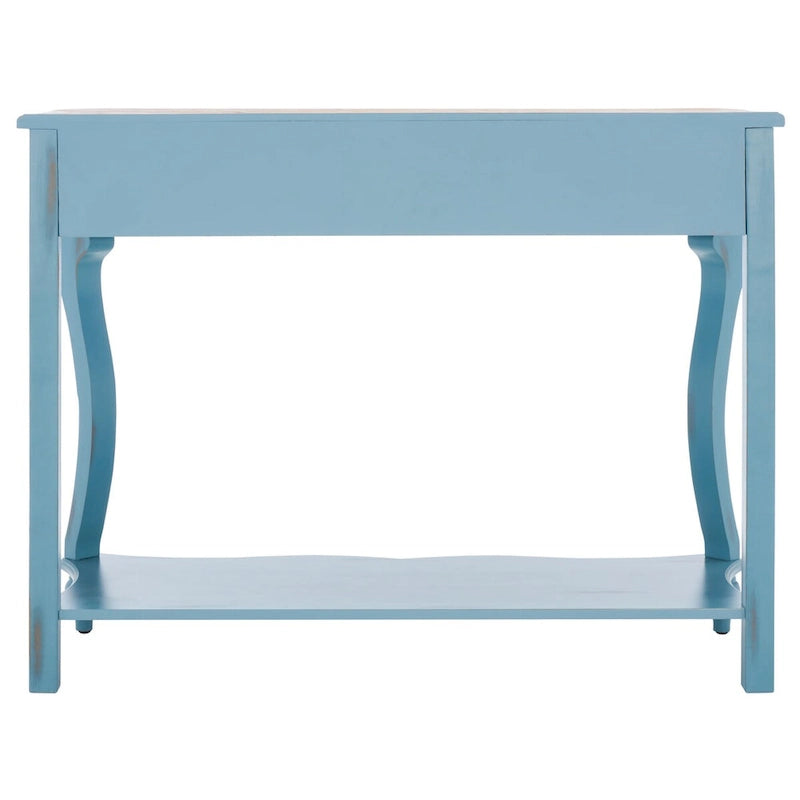 Mesa de consola de madera marrón oscuro - 43 an. x 15 prof. x 32 al.