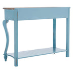 Mesa de consola de madera marrón oscuro - 43 an. x 15 prof. x 32 al.