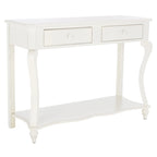 Mesa de consola de madera marrón oscuro - 43 an. x 15 prof. x 32 al.
