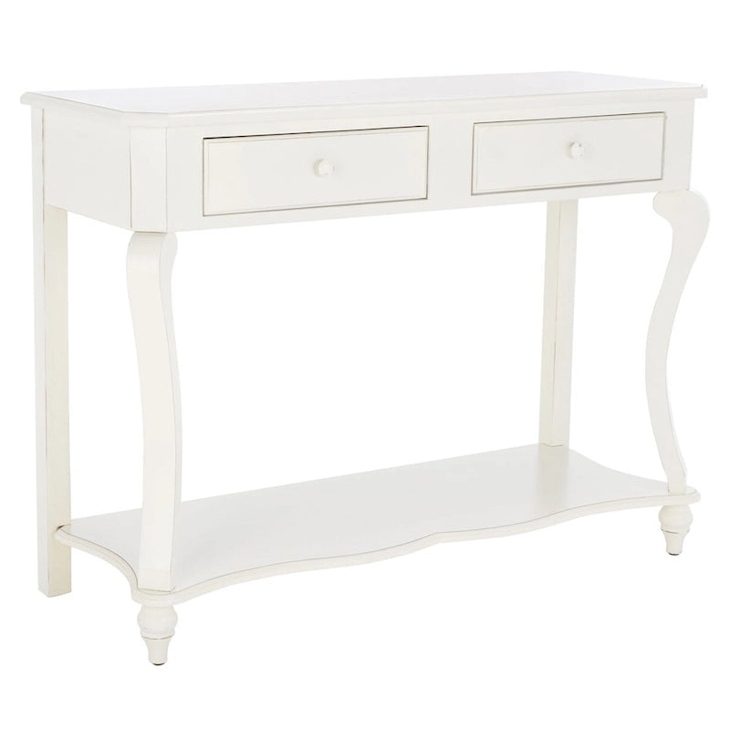 Mesa de consola de madera marrón oscuro - 43 an. x 15 prof. x 32 al.
