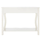 Mesa de consola de madera marrón oscuro - 43 an. x 15 prof. x 32 al.