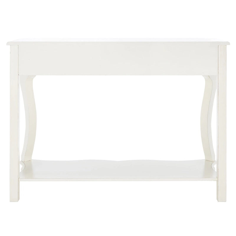 Mesa de consola de madera marrón oscuro - 43 an. x 15 prof. x 32 al.